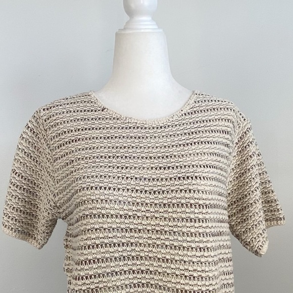 TALBOTS SHORT SLEEVED KNIT TOP - Picture 5 of 9